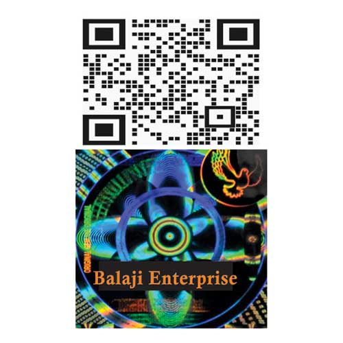 Hologram with QR Code